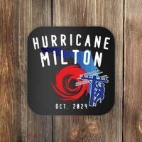 Hurricane Milton Lineman Storm  American Lineman Journeyman Coaster thumb 0