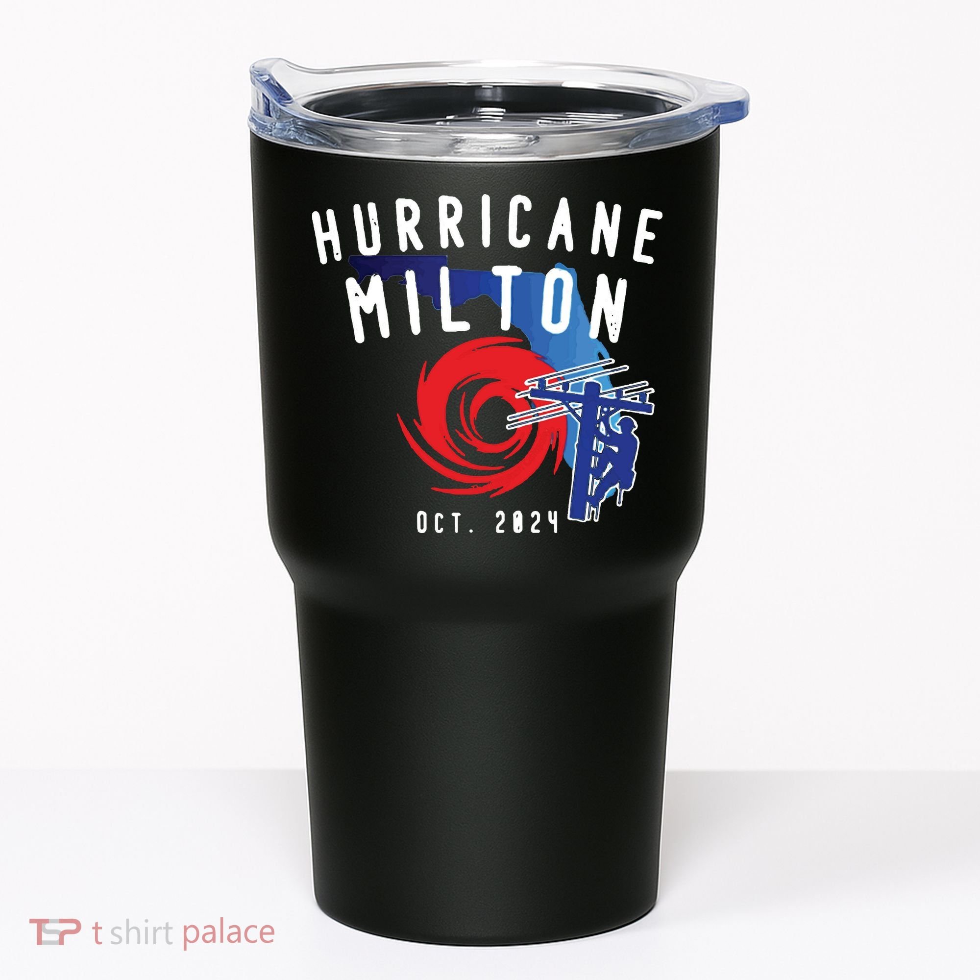 Hurricane Milton Lineman Storm  American Lineman Journeyman Tumbler