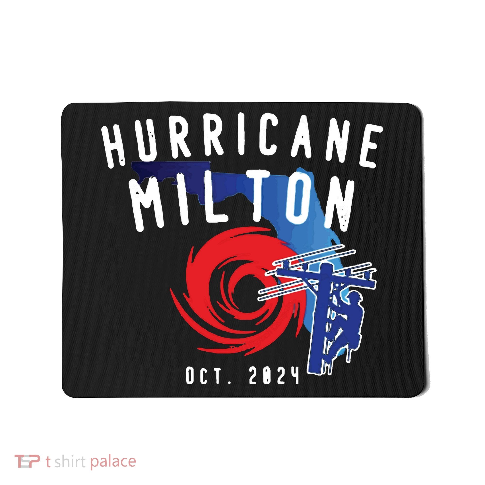 Hurricane Milton Lineman Storm  American Lineman Journeyman Mousepad
