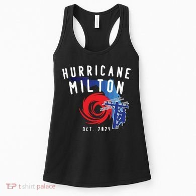 Hurricane Milton Lineman Storm  American Lineman Journeyman Women's Tank Top
