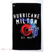 Hurricane Milton Lineman Storm  American Lineman Journeyman Golf Towel thumb 0
