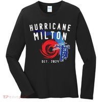 Hurricane Milton Lineman Storm  American Lineman Journeyman Women's Long Sleeve Shirt thumb 0