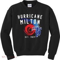 Hurricane Milton Lineman Storm  American Lineman Journeyman Kids Sweatshirt thumb 0