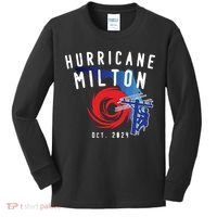 Hurricane Milton Lineman Storm  American Lineman Journeyman Kids Long Sleeve Shirt thumb 0