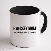 Hockey Mom Like A Normal Mom But Cooler Cool Gift Coffee Mug thumb 1