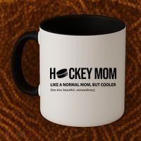 Hockey Mom Like A Normal Mom But Cooler Cool Gift Coffee Mug thumb 2