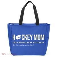 Hockey Mom Like A Normal Mom But Cooler Cool Gift Tote Bag thumb 0