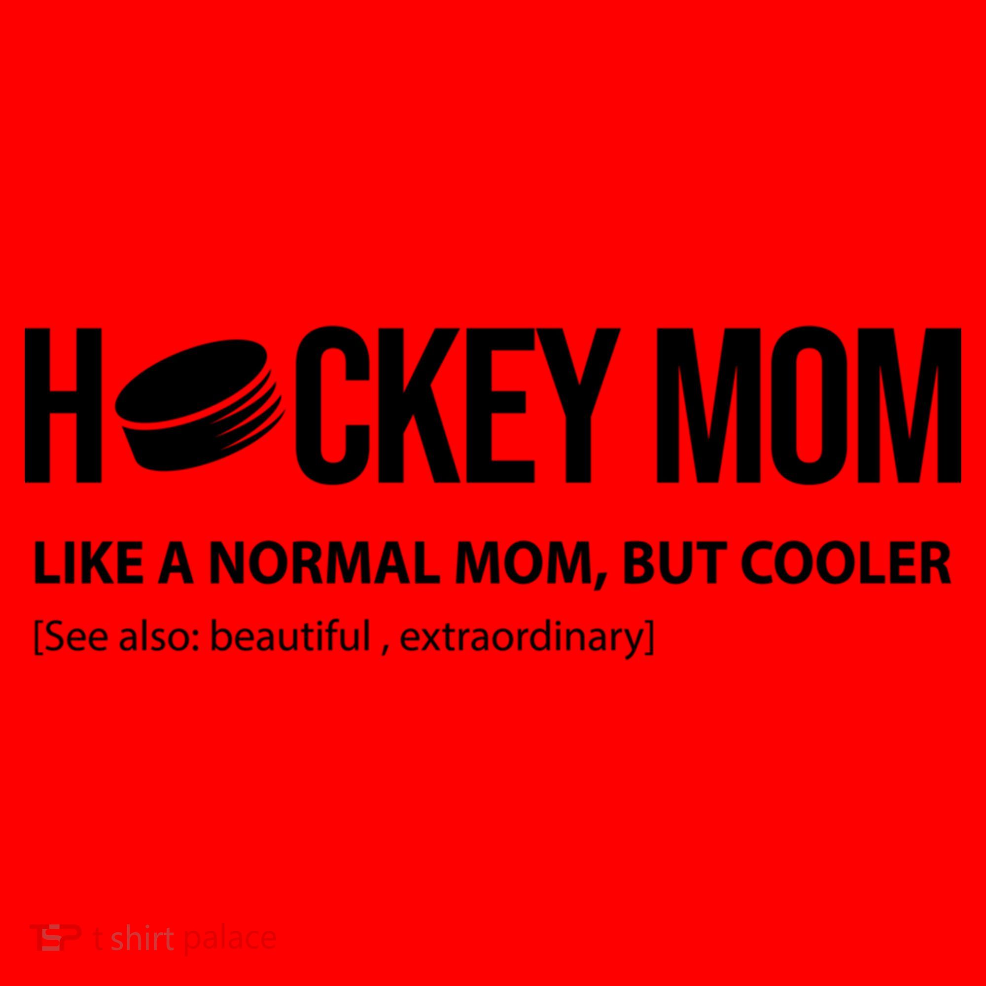 Hockey Mom Like A Normal Mom But Cooler Cool Gift Santa Hat