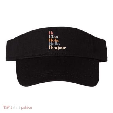 Hi Multiple Languages Hello Bonjour Ciao Hola Boho Visor