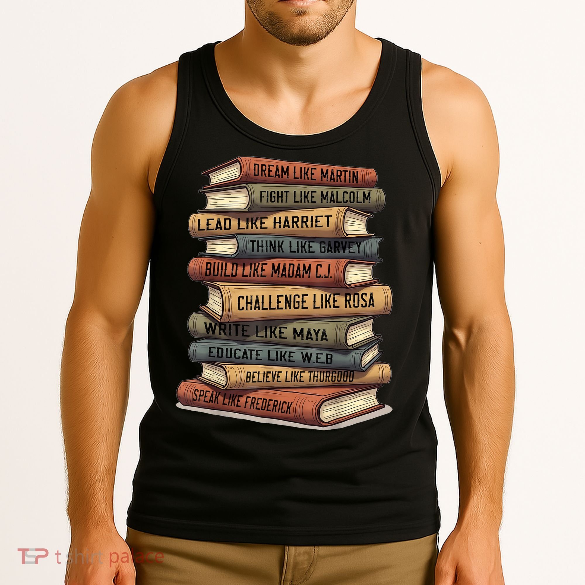 History Month  Leaders African American Teachers Tank Top