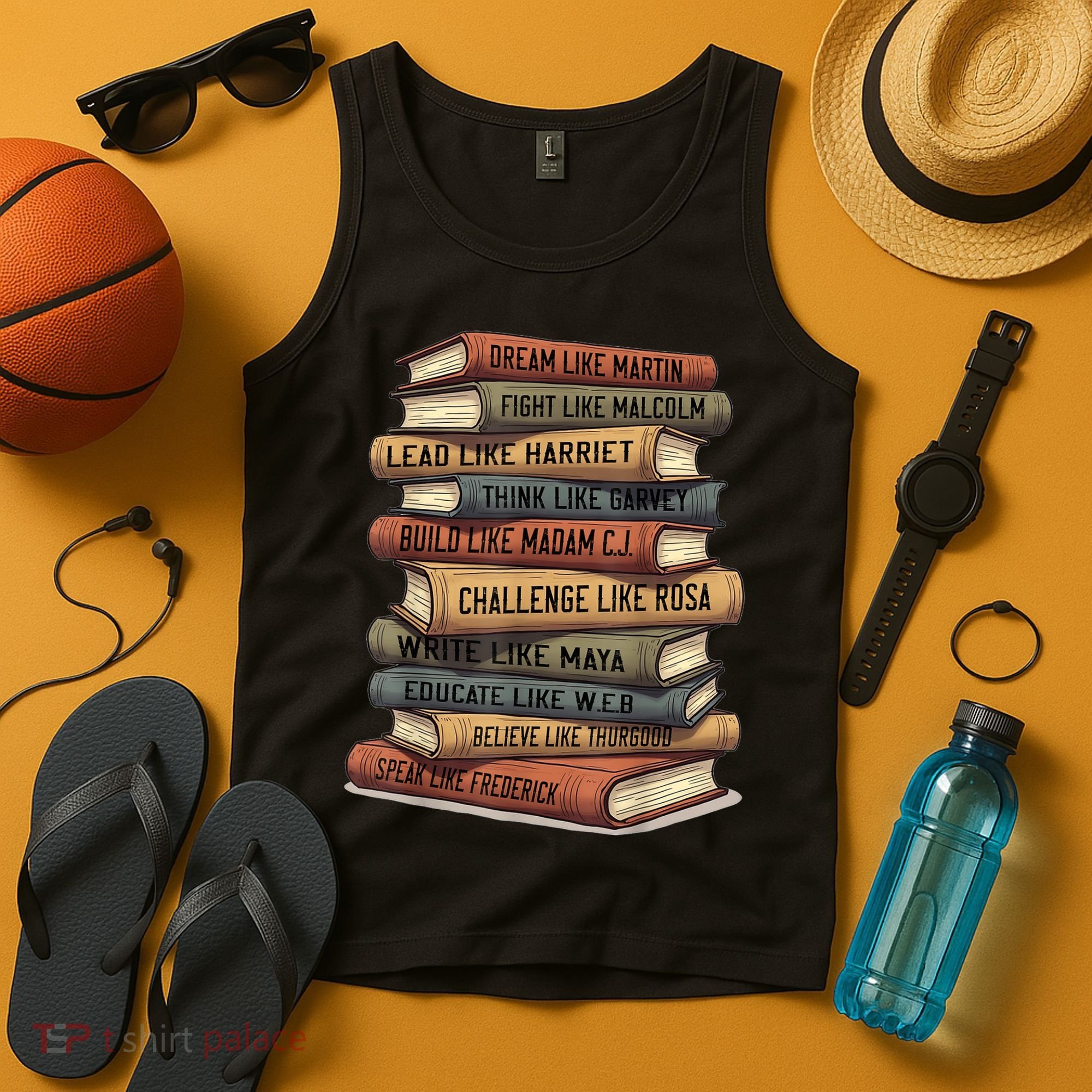 History Month  Leaders African American Teachers Tank Top