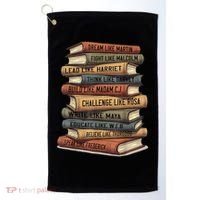 History Month  Leaders African American Teachers Golf Towel thumb 0