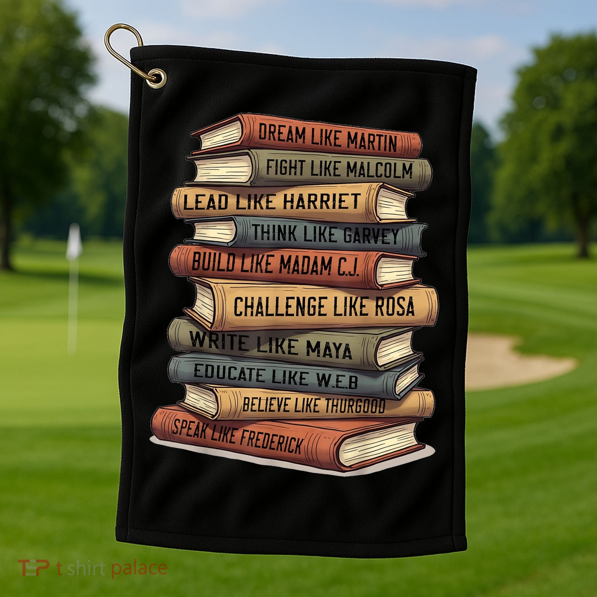 History Month  Leaders African American Teachers Golf Towel