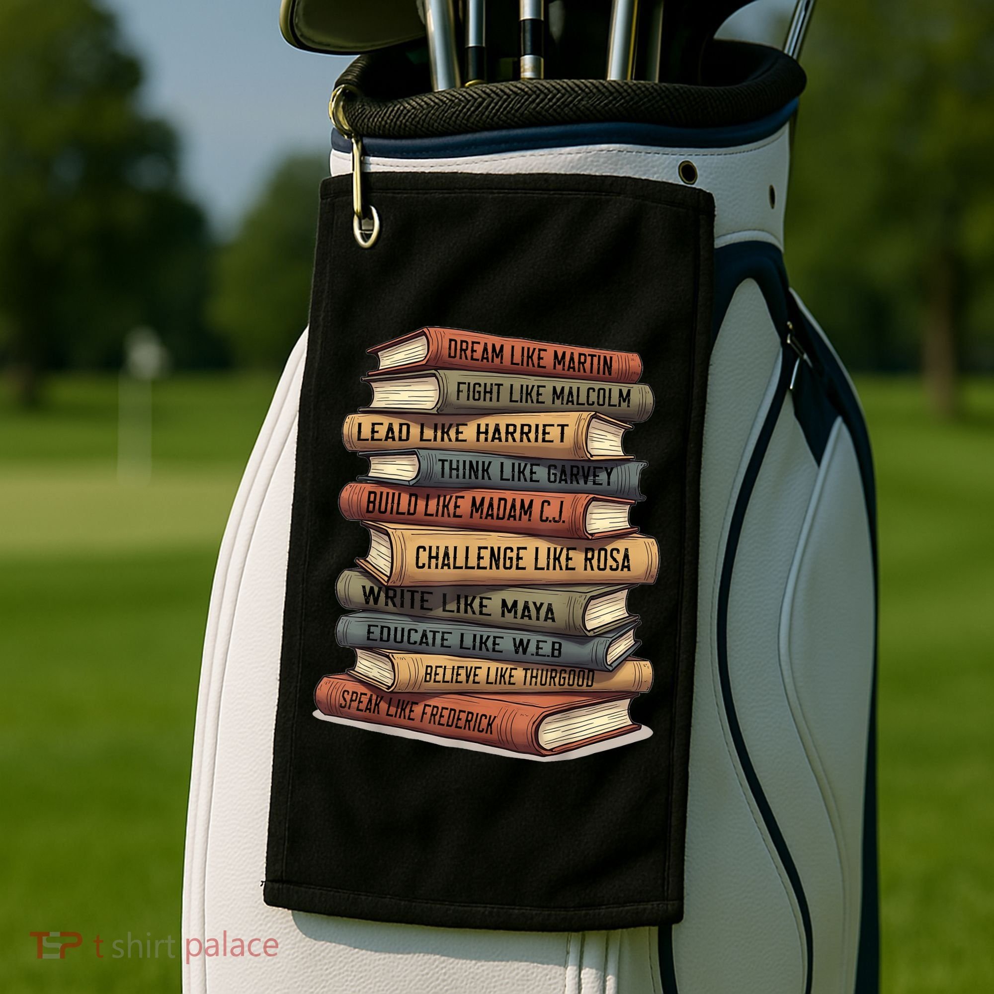 History Month  Leaders African American Teachers Golf Towel