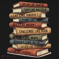 History Month  Leaders African American Teachers Women's T-Shirt thumb 6