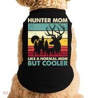 Hunter Mom Like Normal Mom But Cooler Retro Funny Hunting Gift Doggie Tank thumb 0