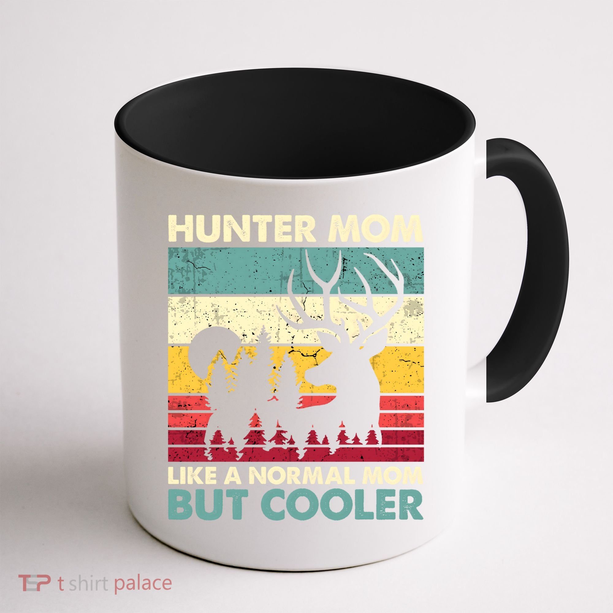 Hunter Mom Like Normal Mom But Cooler Retro Funny Hunting Gift Coffee Mug
