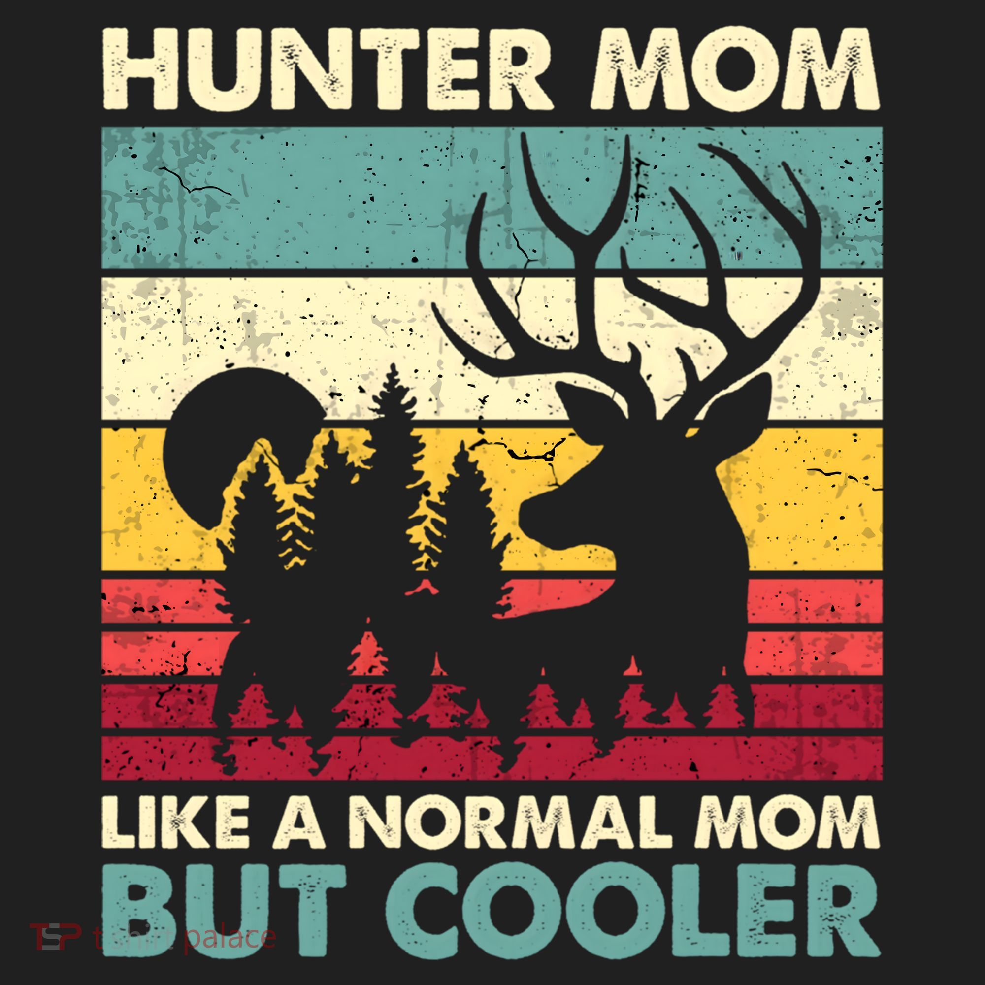 Hunter Mom Like Normal Mom But Cooler Retro Funny Hunting Gift Beanie