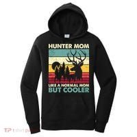 Hunter Mom Like Normal Mom But Cooler Retro Funny Hunting Gift Women's Hoodie thumb 0