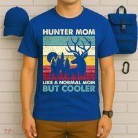 Hunter Mom Like Normal Mom But Cooler Retro Funny Hunting Gift T-Shirt thumb 6