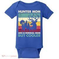 Hunter Mom Like Normal Mom But Cooler Retro Funny Hunting Gift Baby Bodysuit thumb 0