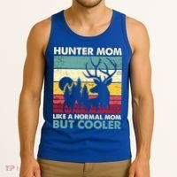 Hunter Mom Like Normal Mom But Cooler Retro Funny Hunting Gift Tank Top thumb 3