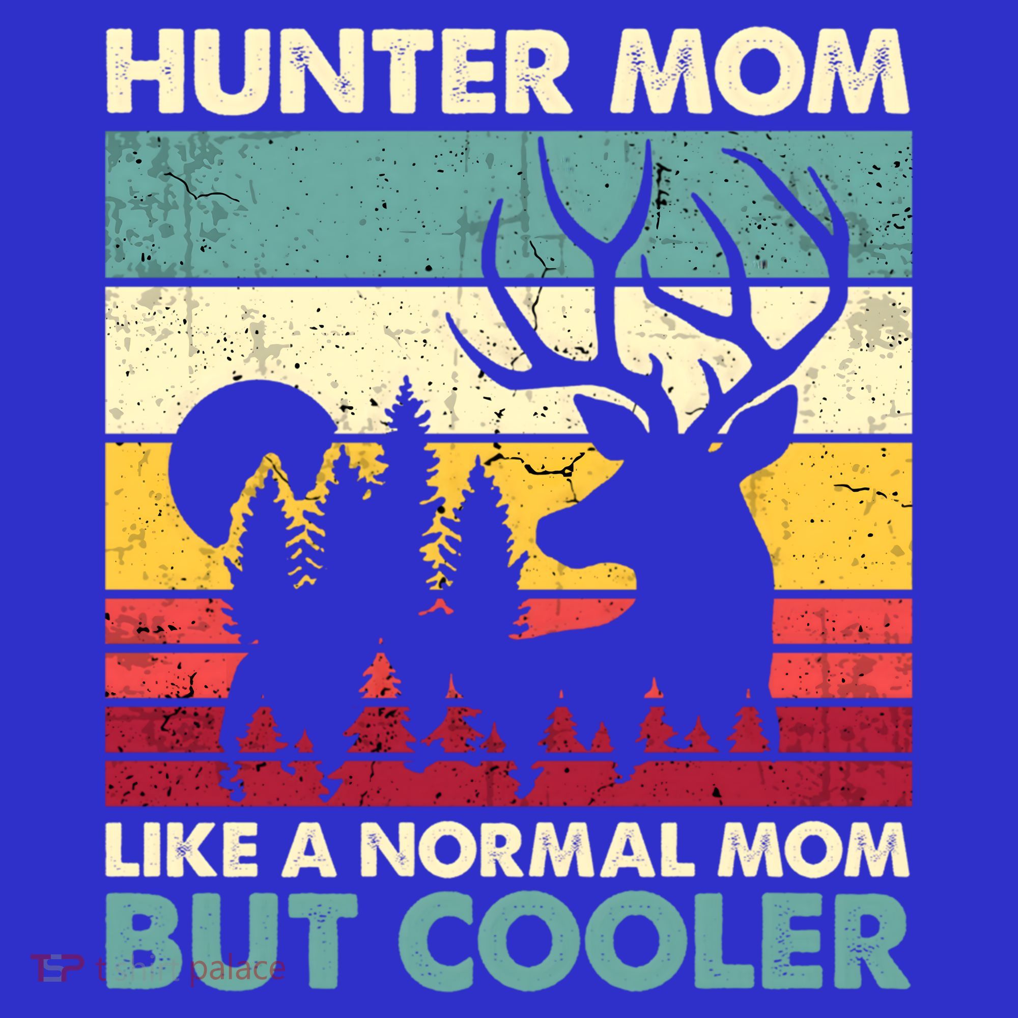 Hunter Mom Like Normal Mom But Cooler Retro Funny Hunting Gift Kids Sweatshirt