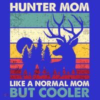 Hunter Mom Like Normal Mom But Cooler Retro Funny Hunting Gift Kids Hoodie thumb 5