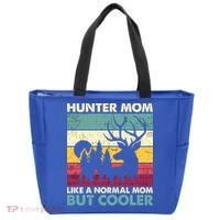 Hunter Mom Like Normal Mom But Cooler Retro Funny Hunting Gift Tote Bag thumb 0