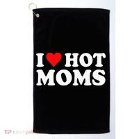 Hot Moms Love Golf Towel thumb 0