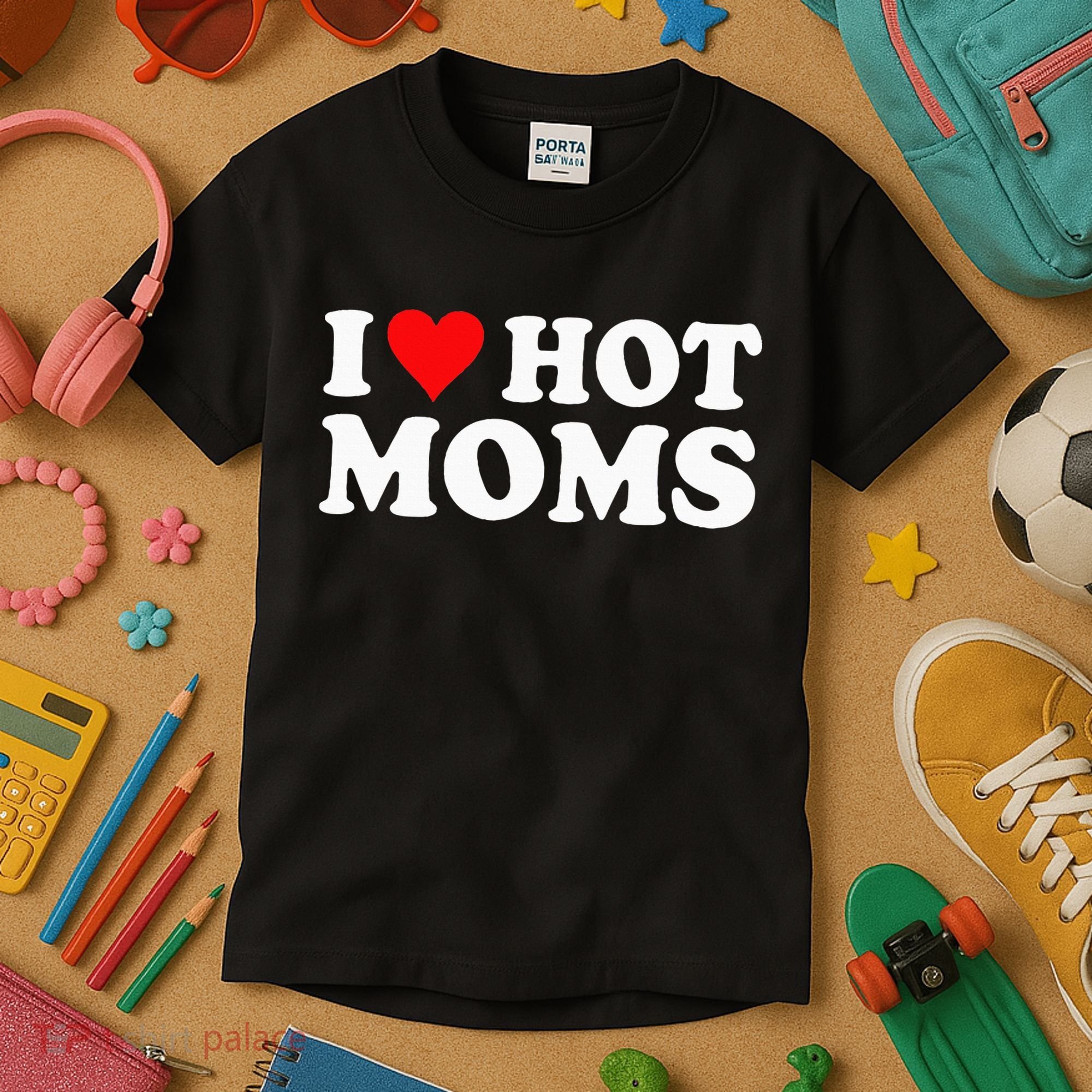 Hot Moms Love Kids T-Shirt
