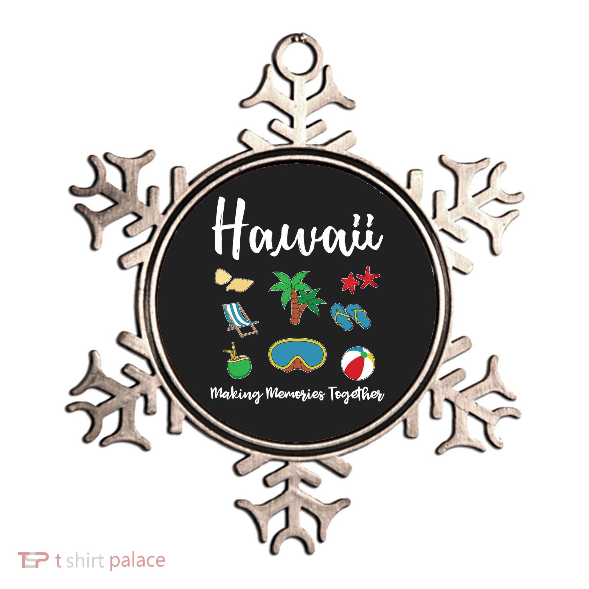 Hawaii Making Memories Together Family Vacation Funny Gift Ornament