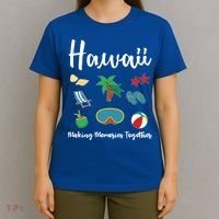 Hawaii Making Memories Together Family Vacation Funny Gift T-Shirt thumb 4