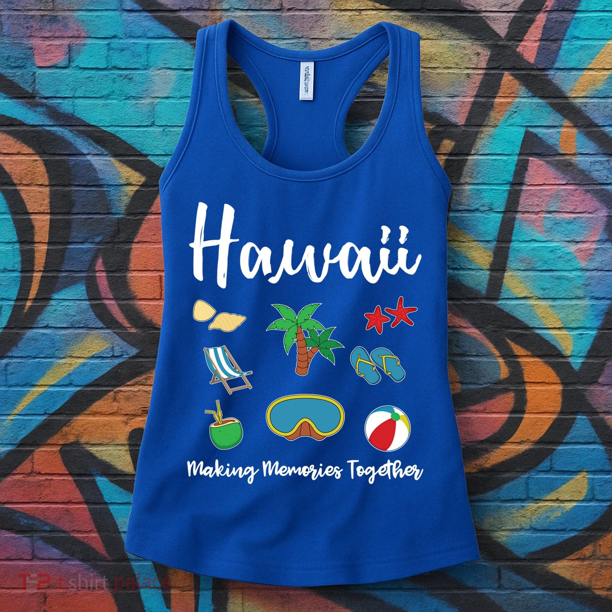 Hawaii Making Memories Together Family Vacation Funny Gift Women's Tank Top