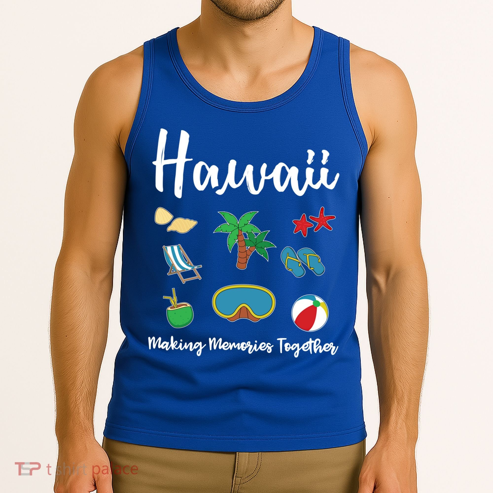 Hawaii Making Memories Together Family Vacation Funny Gift Tank Top