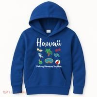 Hawaii Making Memories Together Family Vacation Funny Gift Kids Hoodie thumb 0