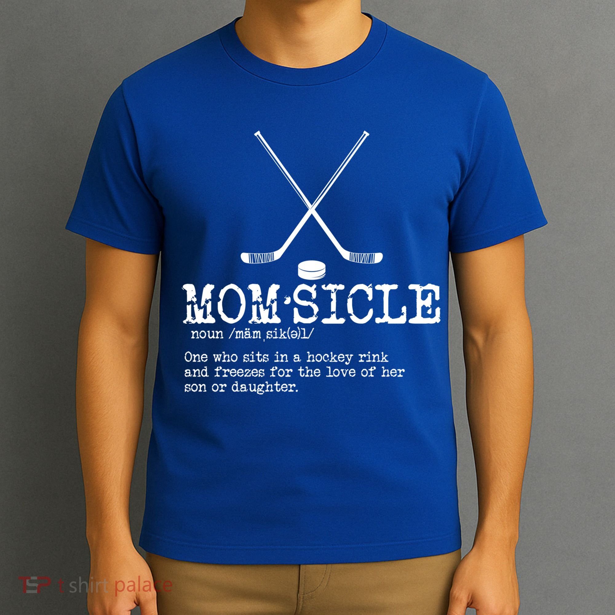 Hockey Mom Momsicle Definition Mothers Day Gift T-Shirt