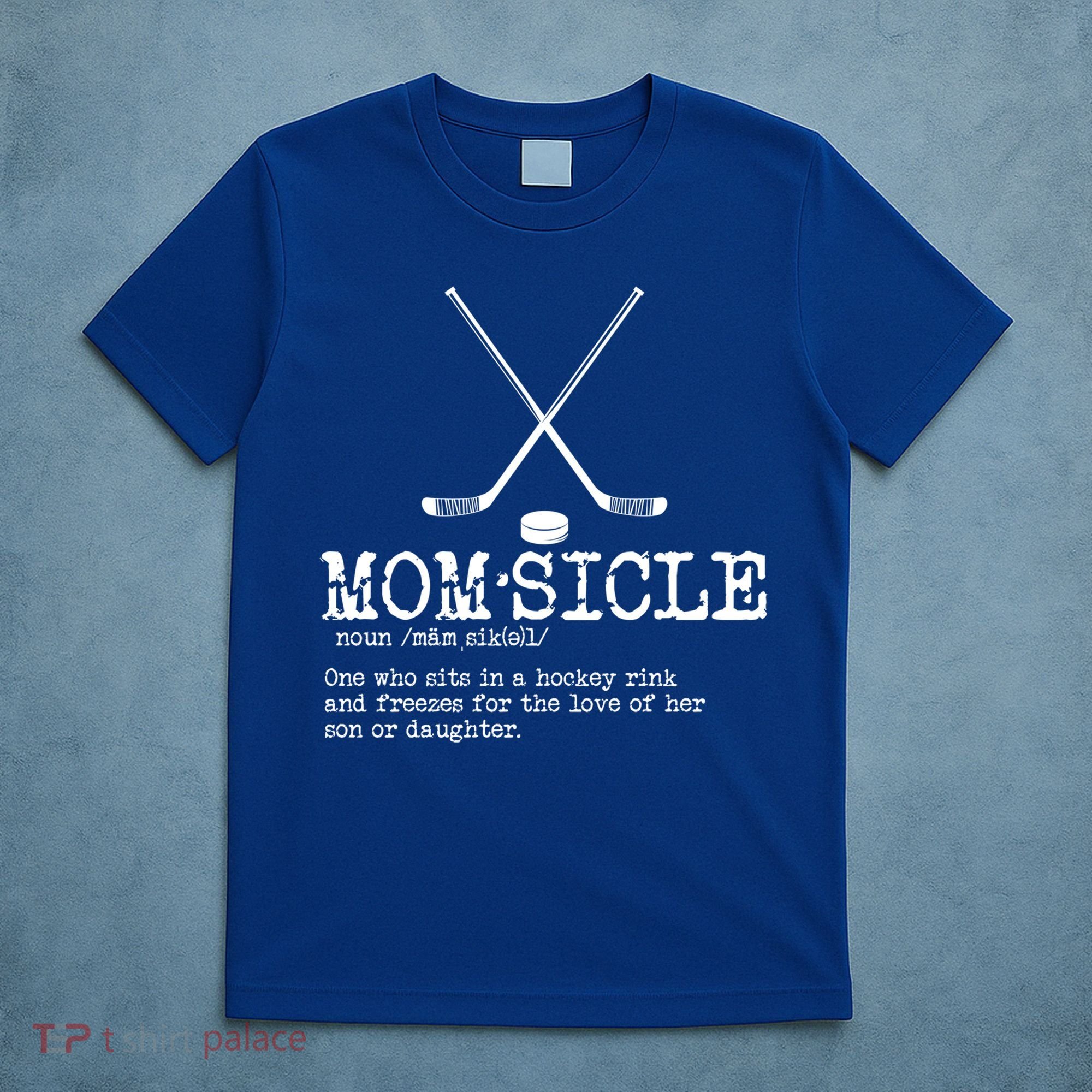 Hockey Mom Momsicle Definition Mothers Day Gift T-Shirt