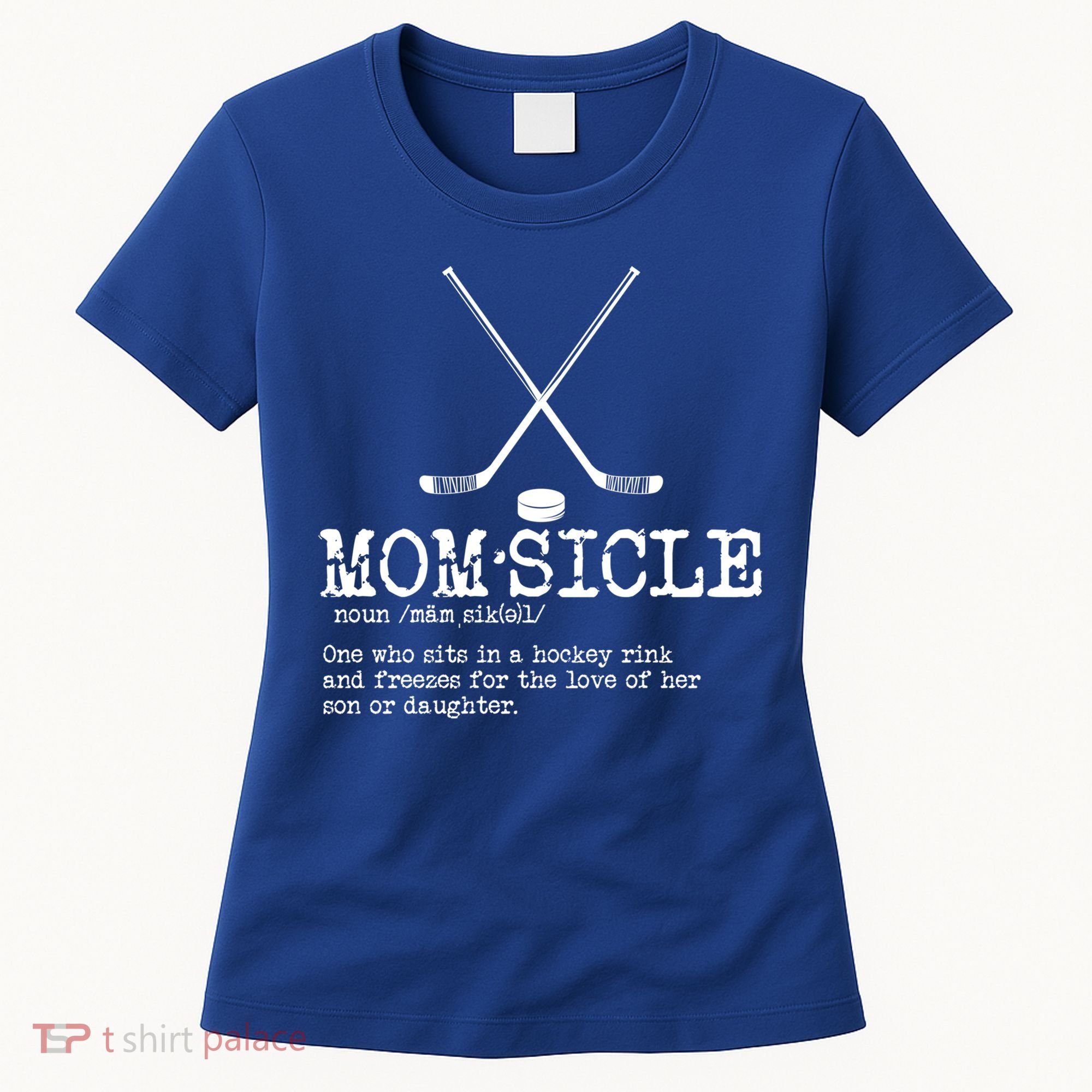 Hockey Mom Momsicle Definition Mothers Day Gift Women's T-Shirt