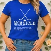 Hockey Mom Momsicle Definition Mothers Day Gift Women's T-Shirt thumb 2