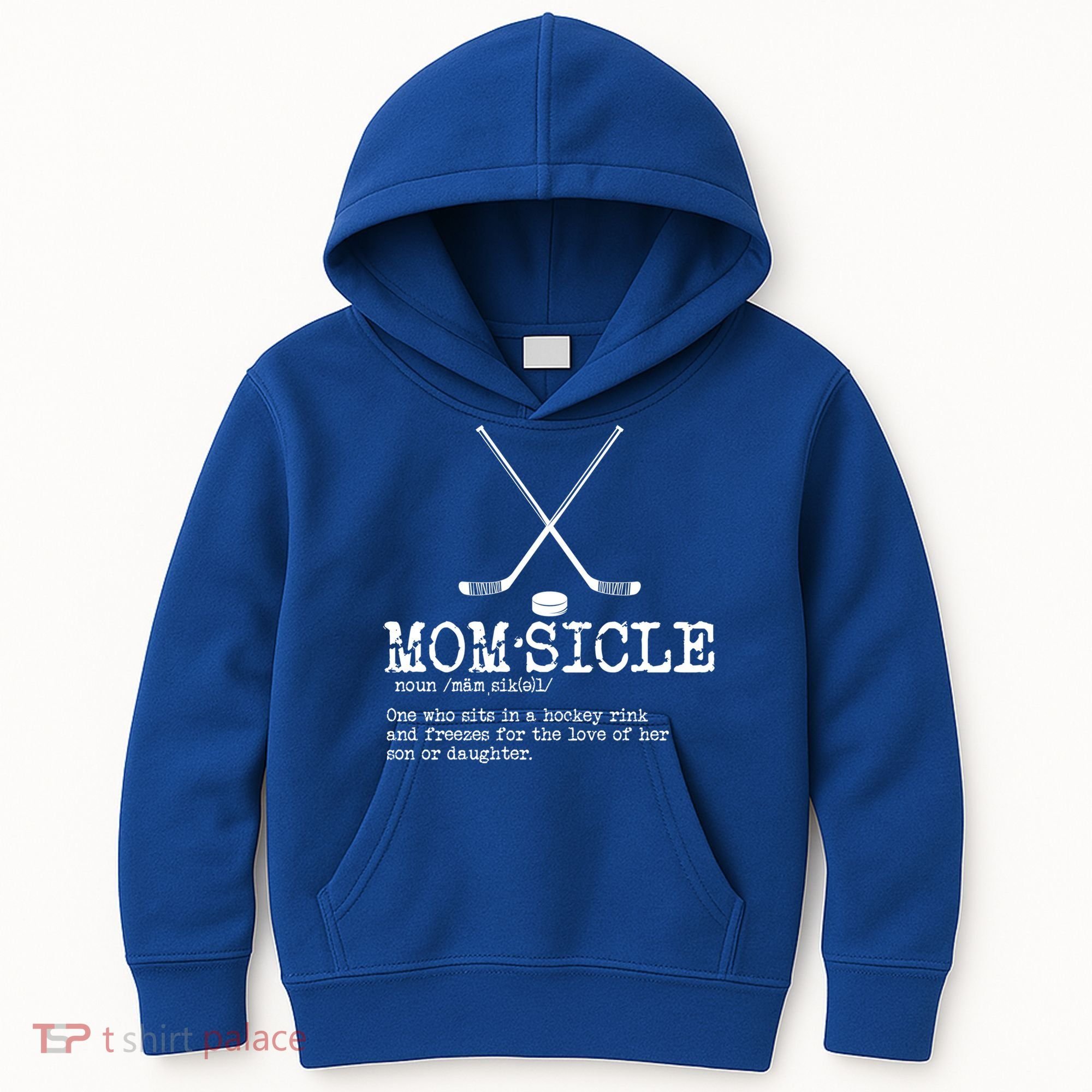 Hockey Mom Momsicle Definition Mothers Day Gift Kids Hoodie