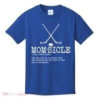 Hockey Mom Momsicle Definition Mothers Day Gift Kids T-Shirt thumb 0