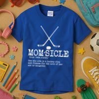Hockey Mom Momsicle Definition Mothers Day Gift Kids T-Shirt thumb 3