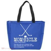 Hockey Mom Momsicle Definition Mothers Day Gift Tote Bag thumb 0