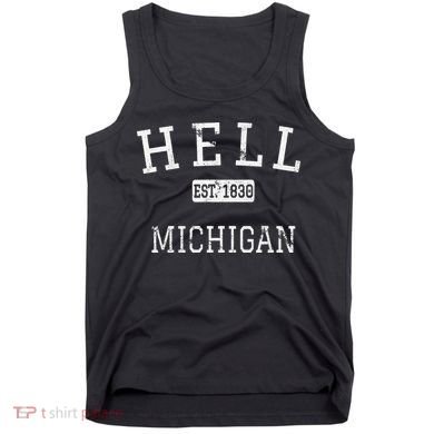 Hell Michigan MI Vintage Tank Top