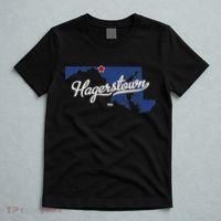 Hagerstown Maryland MD Map T-Shirt thumb 5