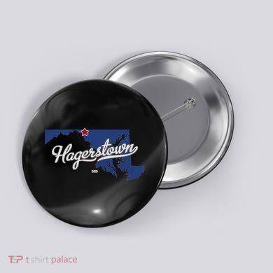 Hagerstown Maryland MD Map Button