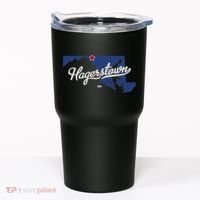 Hagerstown Maryland MD Map Tumbler thumb 0