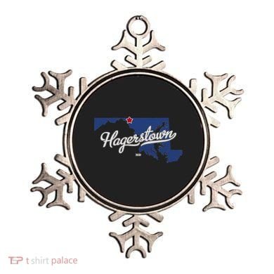 Hagerstown Maryland MD Map Ornament