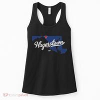 Hagerstown Maryland MD Map Women's Tank Top thumb 0